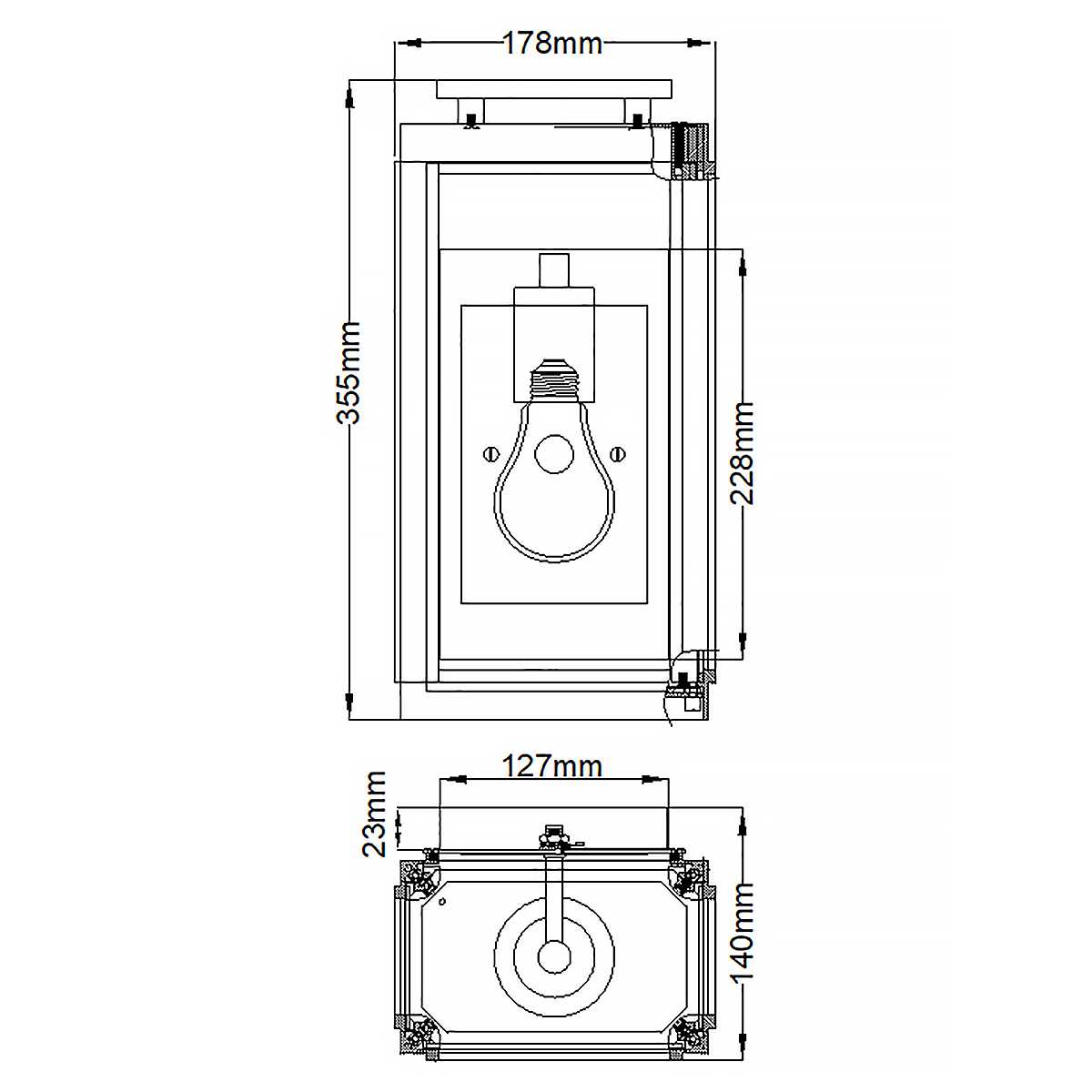 Harringford Hamptons Outdoor Wall Lantern Aged Zinc & Antique Nickel Harringford Hamptons Outdoor Wall Lantern Aged Zinc & Antique Nickel