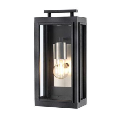 Harringford Hamptons Outdoor Wall Lantern Aged Zinc & Antique Nickel