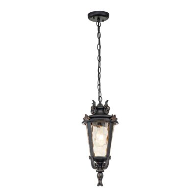 Harrowgate Traditional Chain Lantern in Weathered Bronze