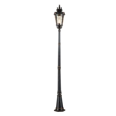 Harrowgate Traditional Outdoor Lamp Post Weathered Bronze