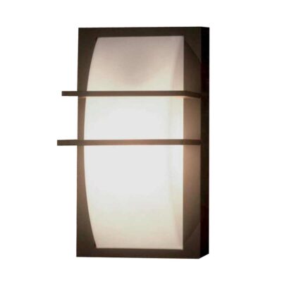 Hartfell Modern Bar Detail Outdoor Wall Light Graphite