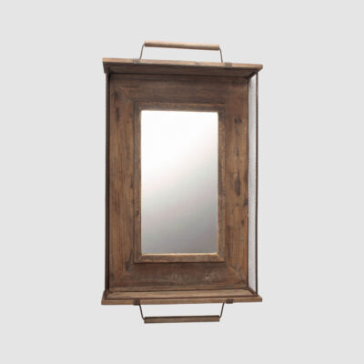 Hartswell French Provincial Timber Tray Mirror Brown