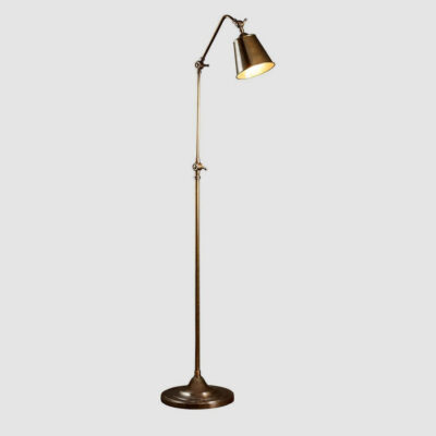 Hartwick French Provincial Floor Lamp Antique Brass