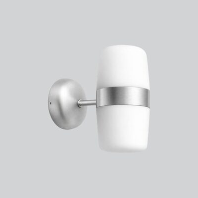 Harwick Contemporary Wall Light Brushed Aluminium