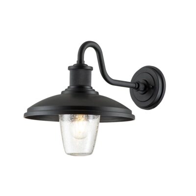 Hastingwood Barn Style Outdoor Wall Light Textured Black