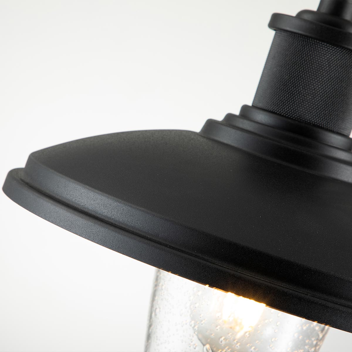 Hastingwood Barn Style Outdoor Wall Light Textured Black Hastingwood Barn Style Outdoor Wall Light Textured Black — detail view