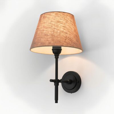 Havenmore Hamptons Wall Light Black