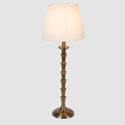 Haverbeck Hamptons Tiered Table Lamp Base Antique Brass