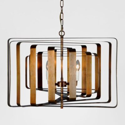 Haverhill Geometric Brass Ceiling Pendant