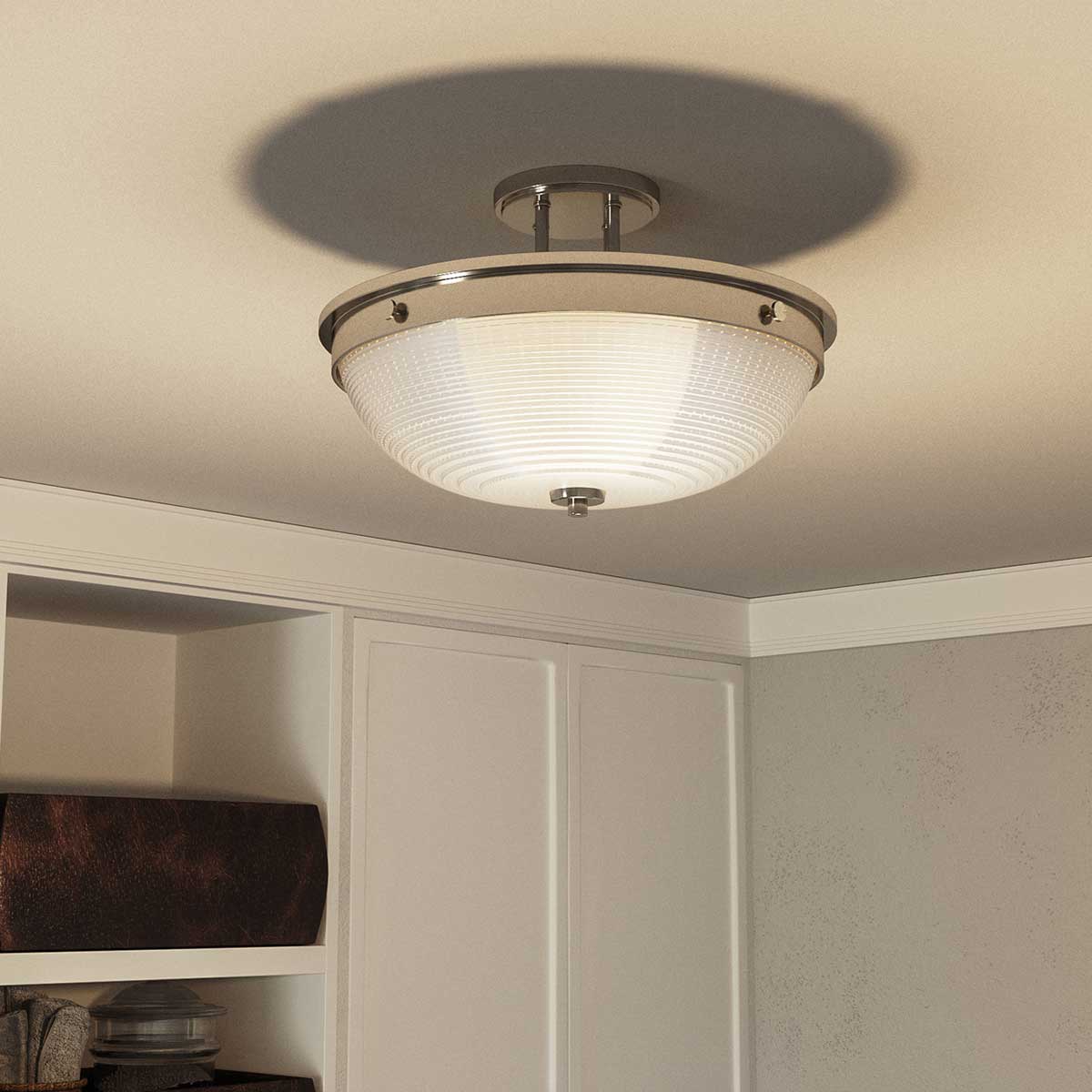Hearthglow Hamptons Ceiling Semi-Flush Imperial Silver Hearthglow Hamptons Ceiling Semi-Flush Imperial Silver