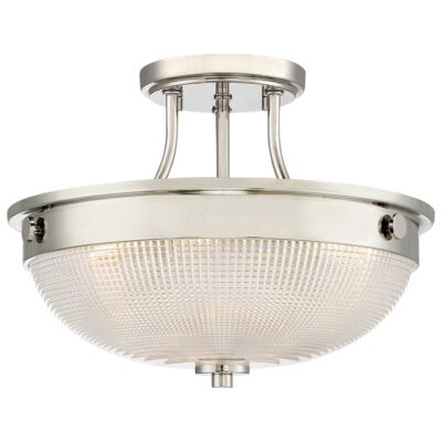 Hearthglow Hamptons Ceiling Semi-Flush Imperial Silver