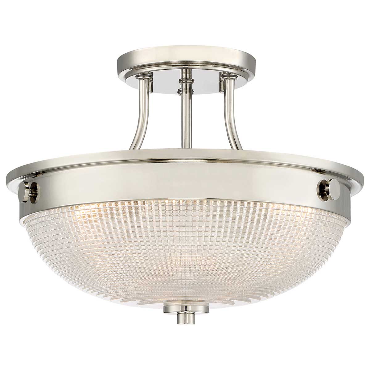 Hearthglow Hamptons Ceiling Semi-Flush Imperial Silver