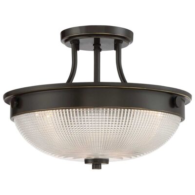 Hearthglow Heritage Ceiling Semi-Flush Palladian Bronze