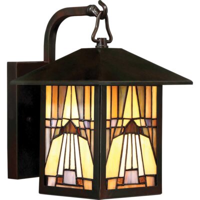 Hearthstone Terrace Arts And Crafts Outdoor Wall Lantern Bronze
