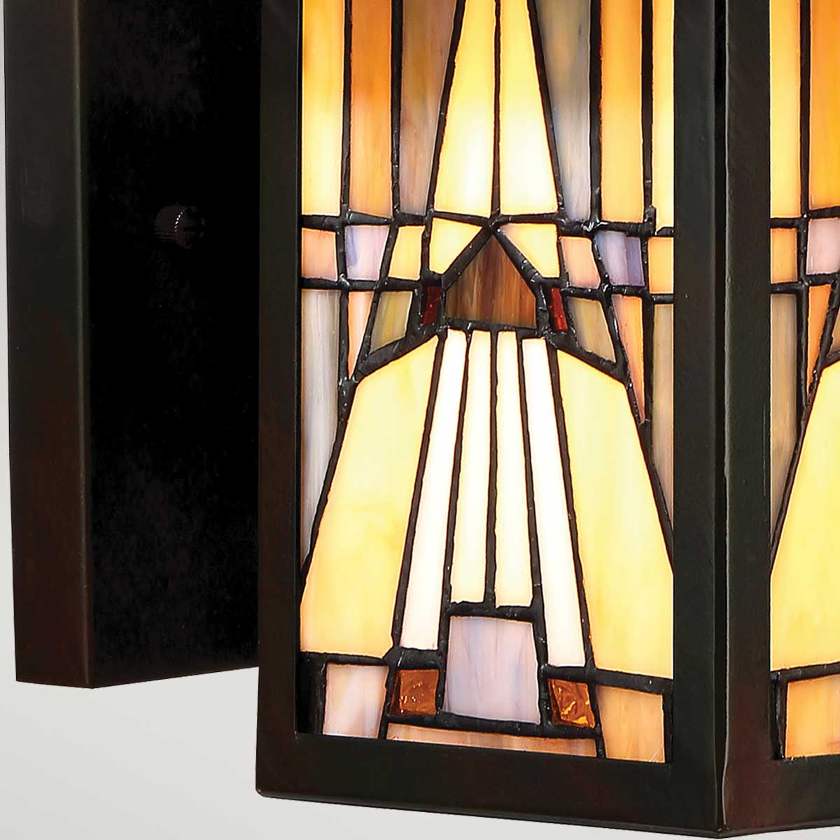 Hearthstone Terrace Arts And Crafts Outdoor Wall Lantern Bronze Hearthstone Terrace Arts And Crafts Outdoor Wall Lantern Bronze — detail view