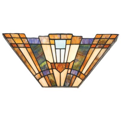 Hearthstone Tiffany Style Wall Light Valiant Bronze