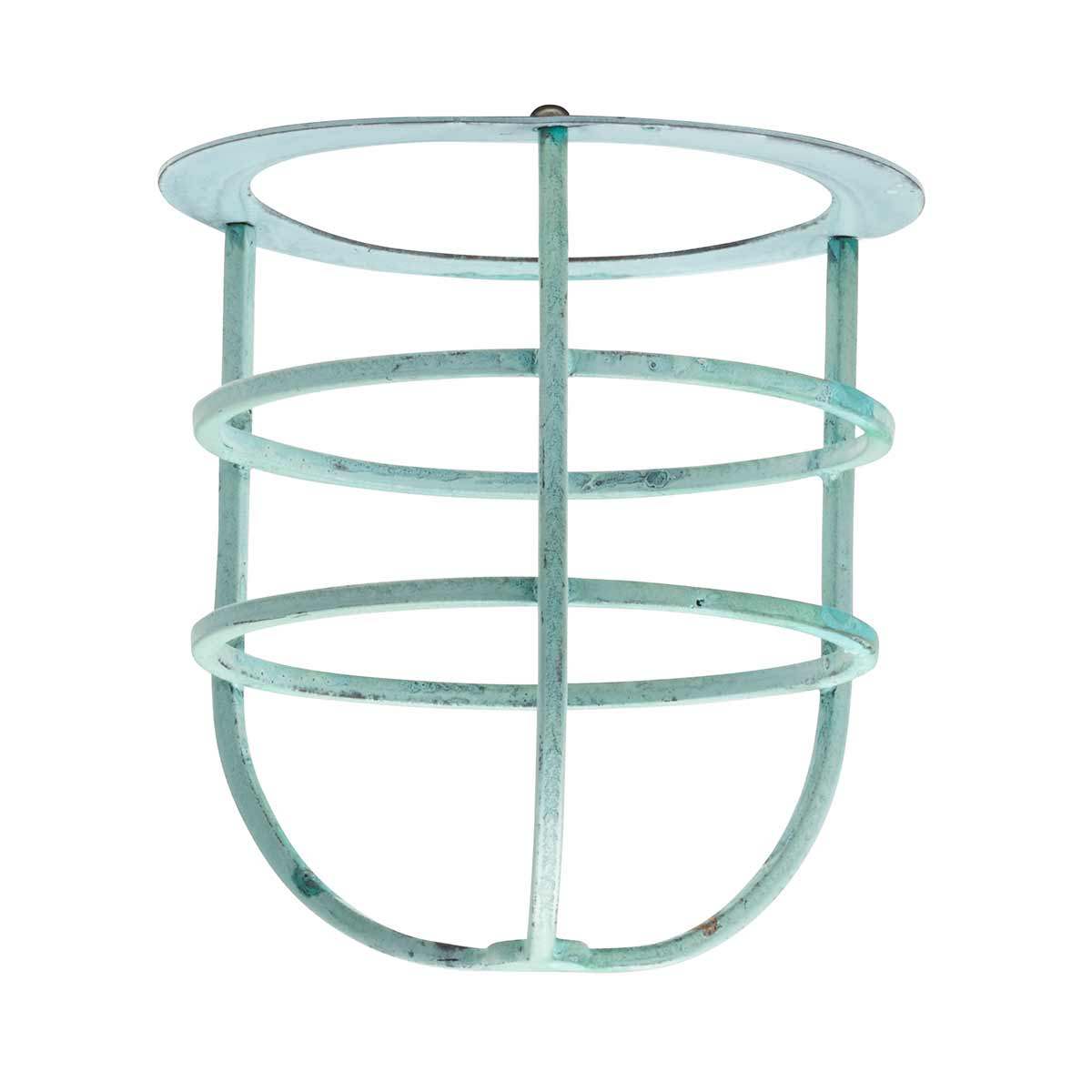 Heritage Fittings Ribbed Wire Cage Accessory Verdigris