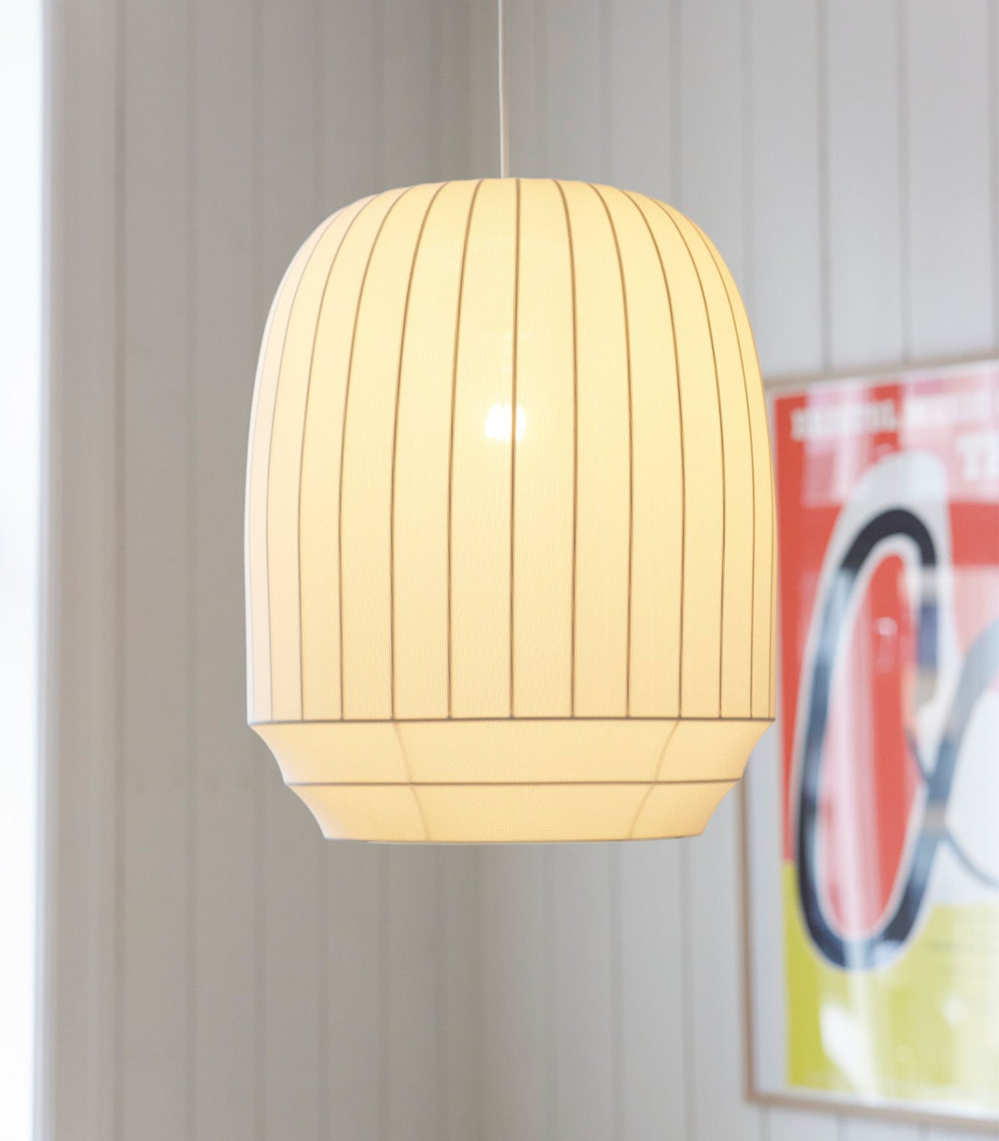 Heritage Row Contemporary Knitted Fabric Pendant Light Oval Small Tall Heritage Row Contemporary Knitted Fabric Pendant Light Oval Small Tall