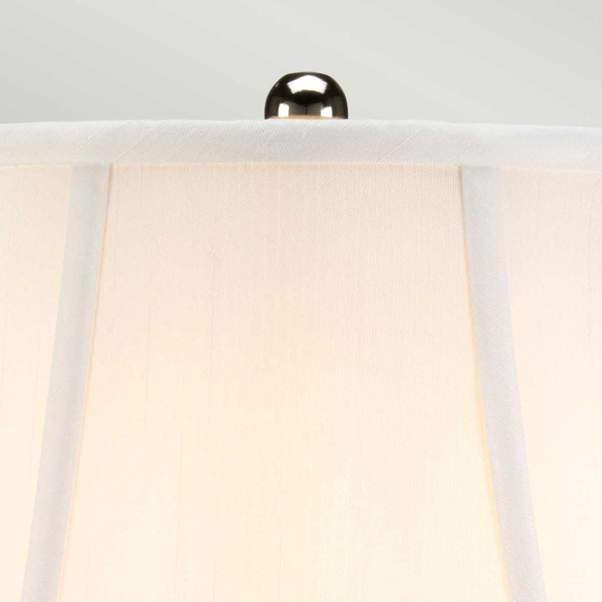 Highland Thistlewood French Provincial Table Lamp White And Silver Highland Thistlewood French Provincial Table Lamp White And Silver — detail view