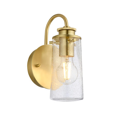 Hollowfield Vintage Wall Light Brushed Brass