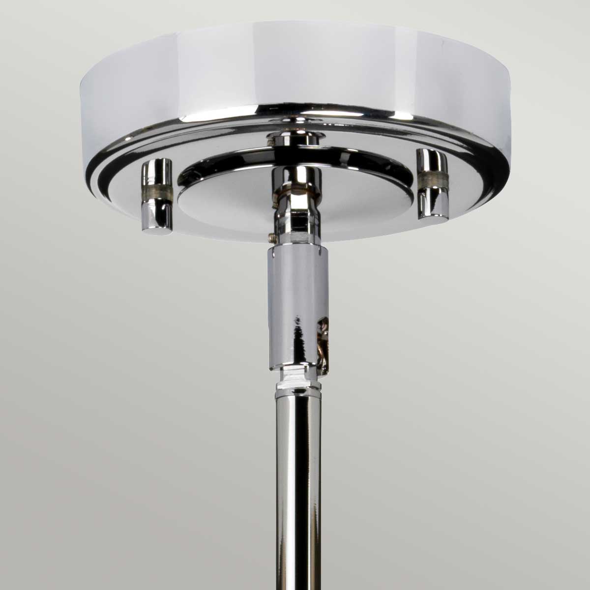 Hollyfield Hamptons Cut Glass Pendant Polished Chrome Hollyfield Hamptons Cut Glass Pendant Polished Chrome — detail view