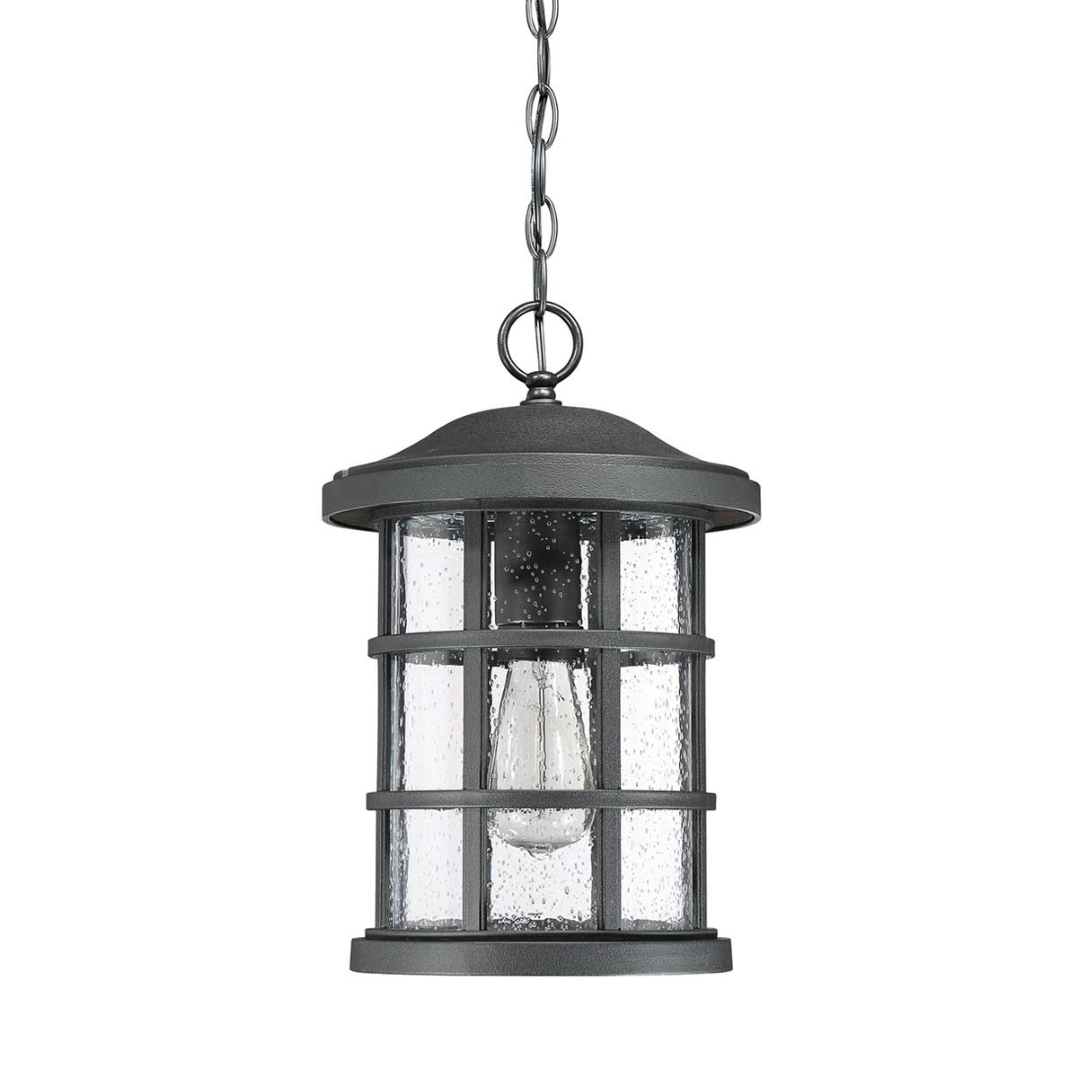 Ironhold Traditional Chain Lantern Earth Black Ironhold Traditional Chain Lantern Earth Black