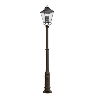 Ironmere Chain Traditional Outdoor Lamp Post Sable Finish