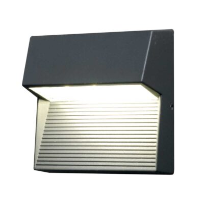 Ironmuir Square Outdoor Wall Light Graphite