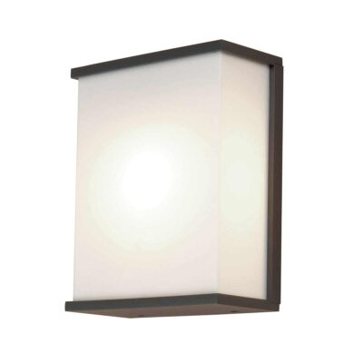 Ironvale Fitting Modern Box Outdoor Wall Light Graphite