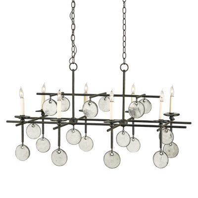 Karnak Row Artistic Chandelier Old Iron
