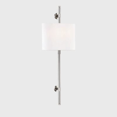 Kenmare Contemporary Bar Wall Light Polished Nickel