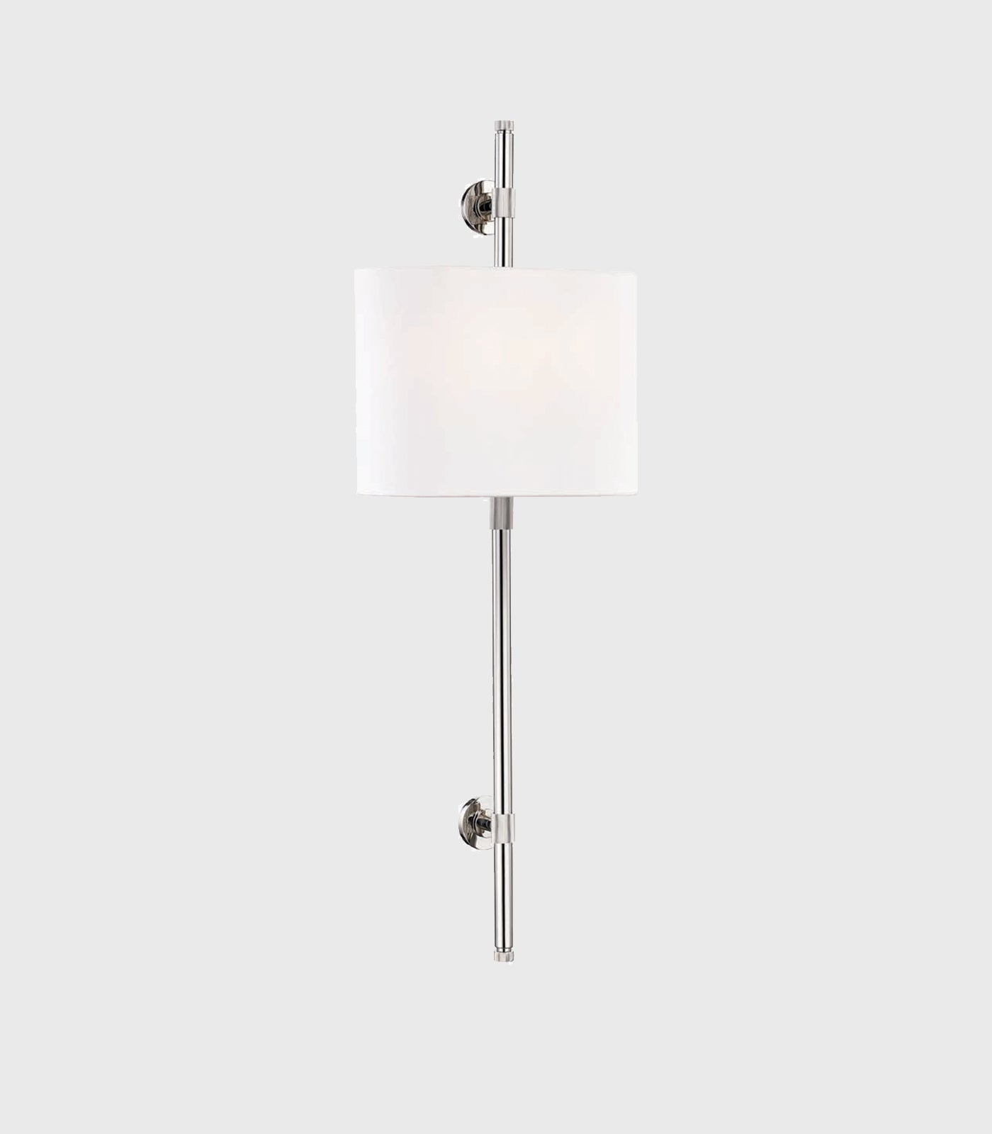Kenmare Contemporary Bar Wall Light Polished Nickel