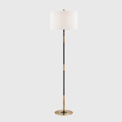 Kenmare Contemporary Floor Lamp Bronze And Brass