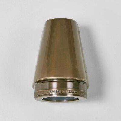 Kenswich Heritage Tapered Outdoor Wall Light Antique Brass
