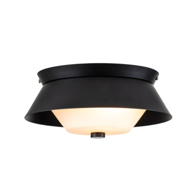Kensworth Ceiling Flush Matte Black