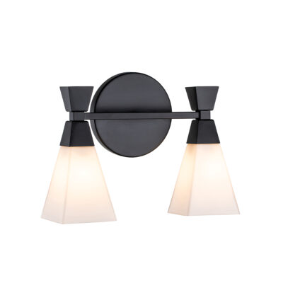 Kensworth Twin Wall Light Matte Black