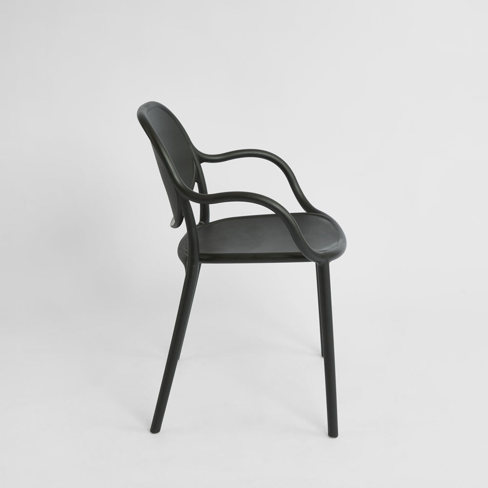 Kentbury Dining French Provincial Outdoor Armchair in Black Kentbury Dining French Provincial Outdoor Armchair in Black