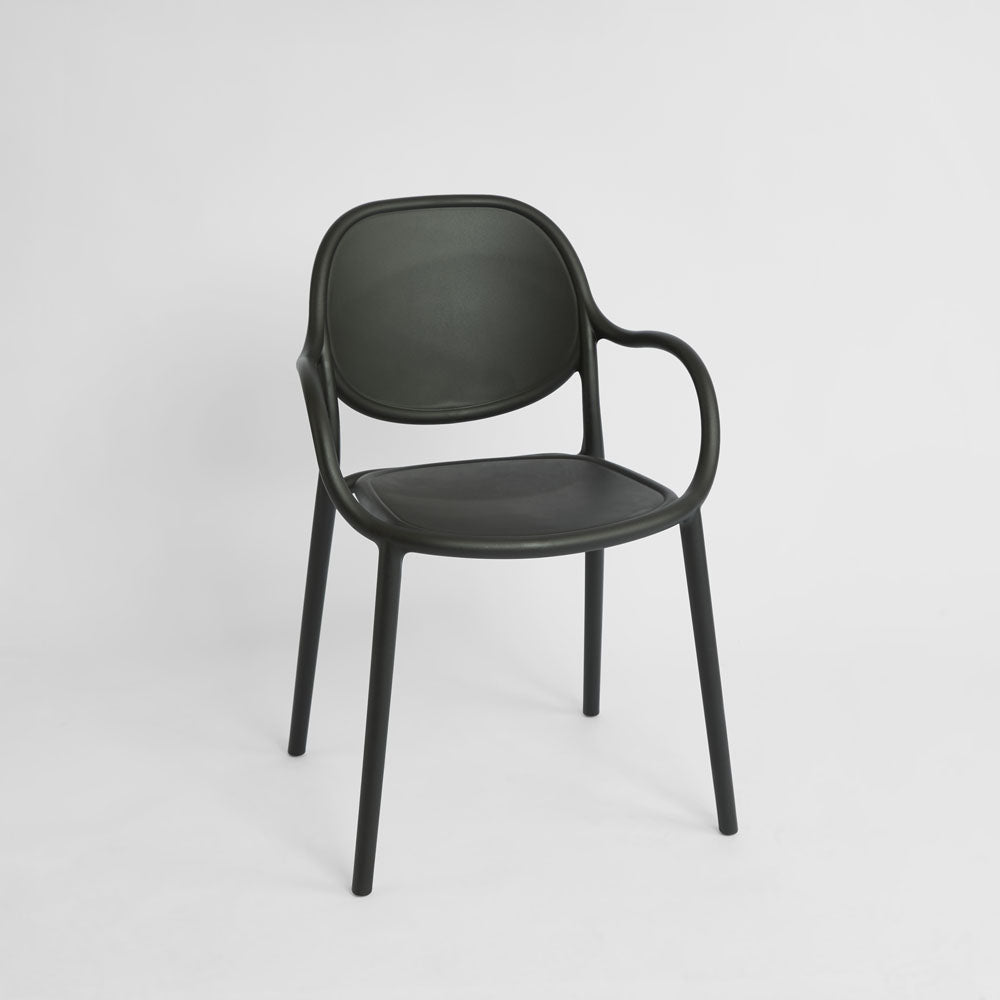 Kentbury Dining French Provincial Outdoor Armchair in Black