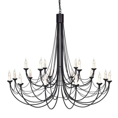 Kentridge Hall Gothic Chandelier Black