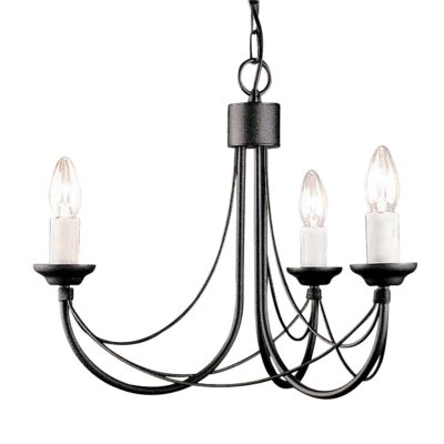 Kentridge Hall Gothic Chandelier Black