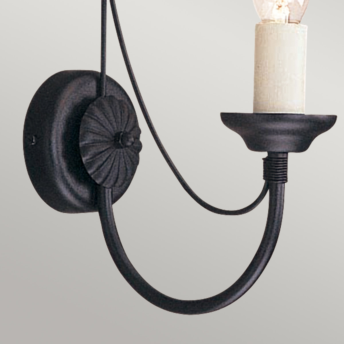 Kentridge Hall Gothic Wall Light Black Kentridge Hall Gothic Wall Light Black — detail view