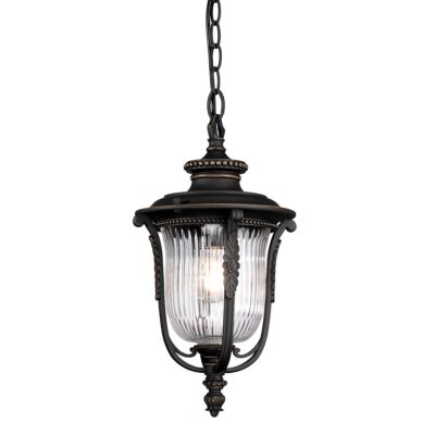 Kestrel Hollow Traditional Chain Lantern Rubbed Bronze