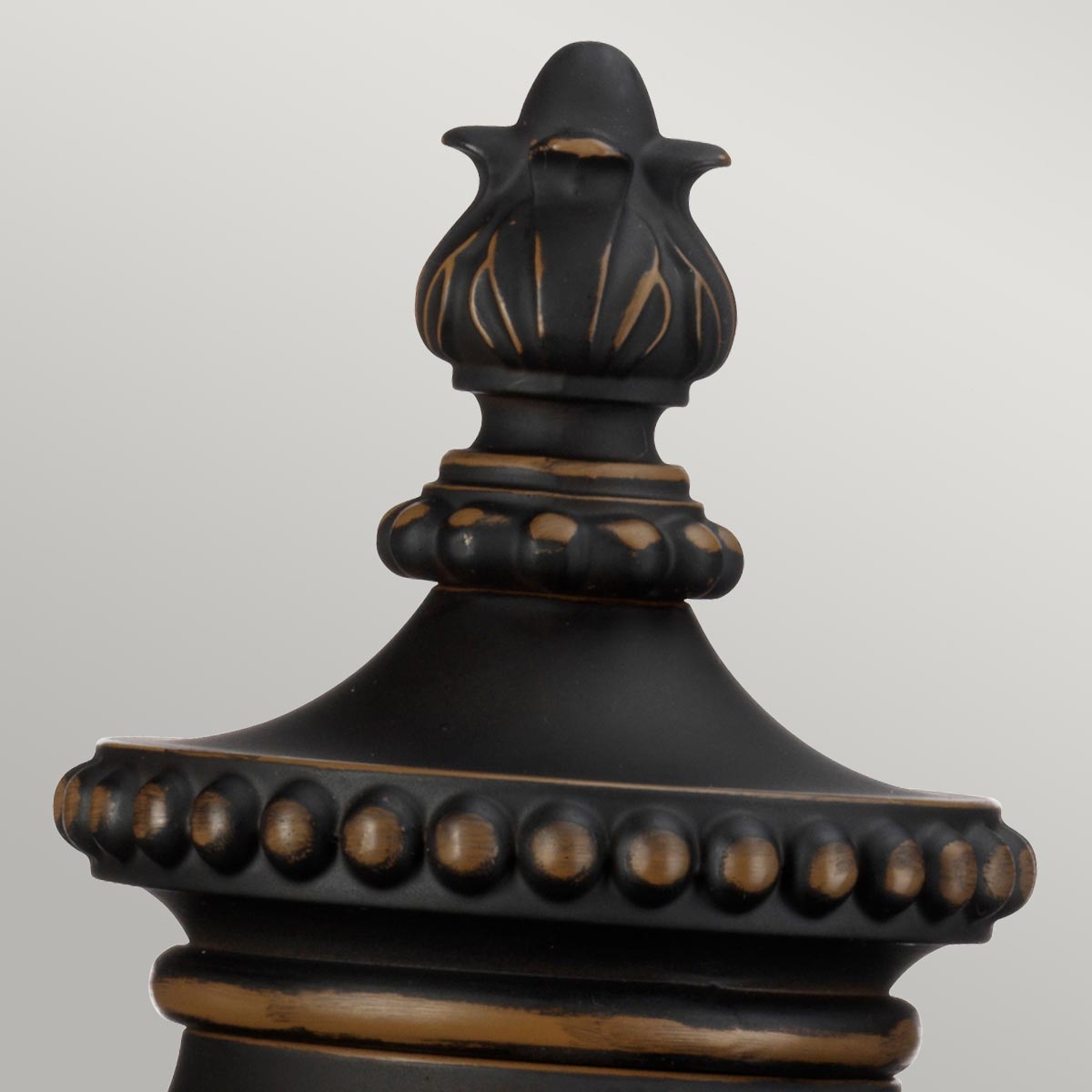 Kestrel Hollow Traditional Outdoor Pedestal Lantern Rubbed Bronze Kestrel Hollow Traditional Outdoor Pedestal Lantern Rubbed Bronze — detail view