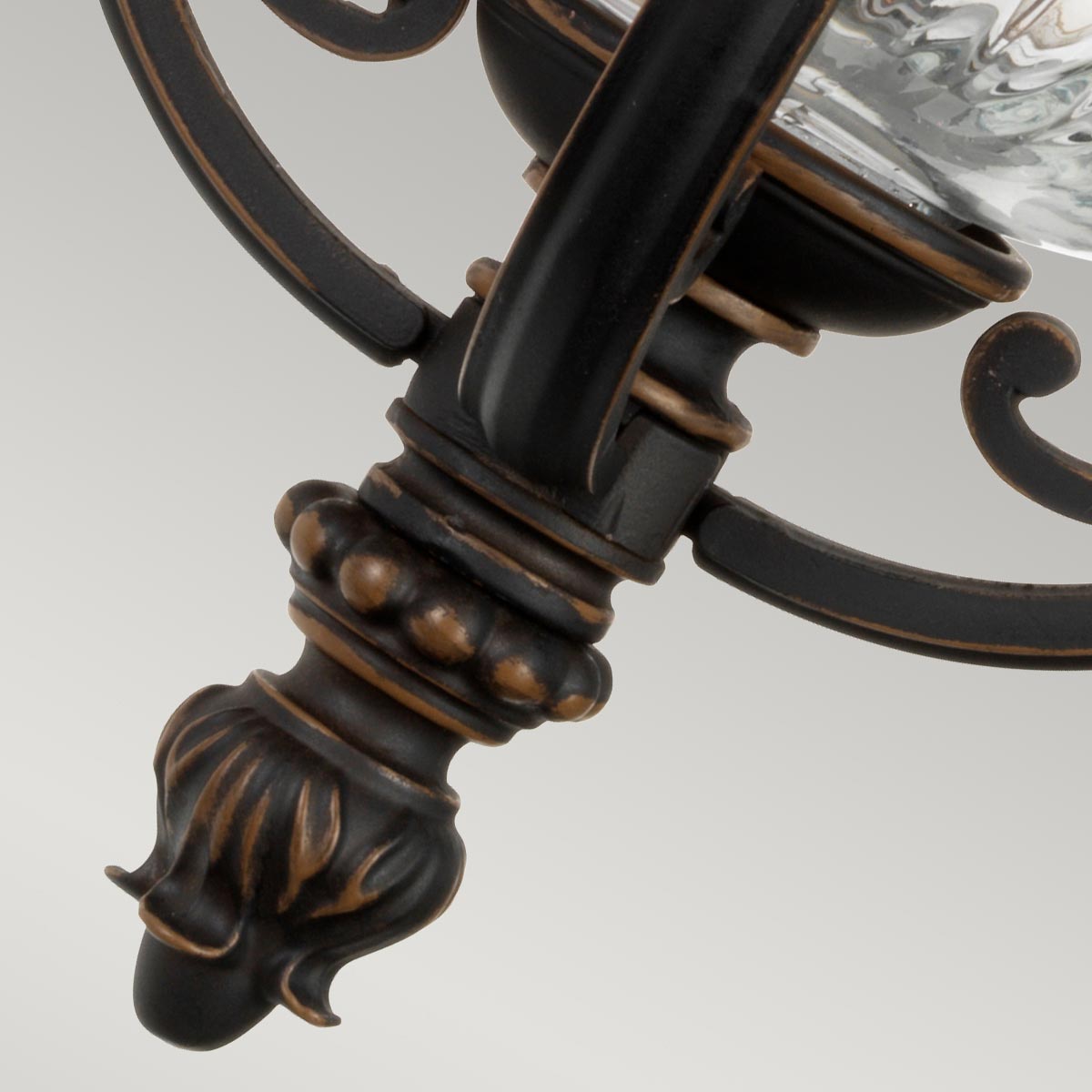 Kestrel Hollow Traditional Outdoor Wall Lantern Rubbed Bronze Kestrel Hollow Traditional Outdoor Wall Lantern Rubbed Bronze — detail view