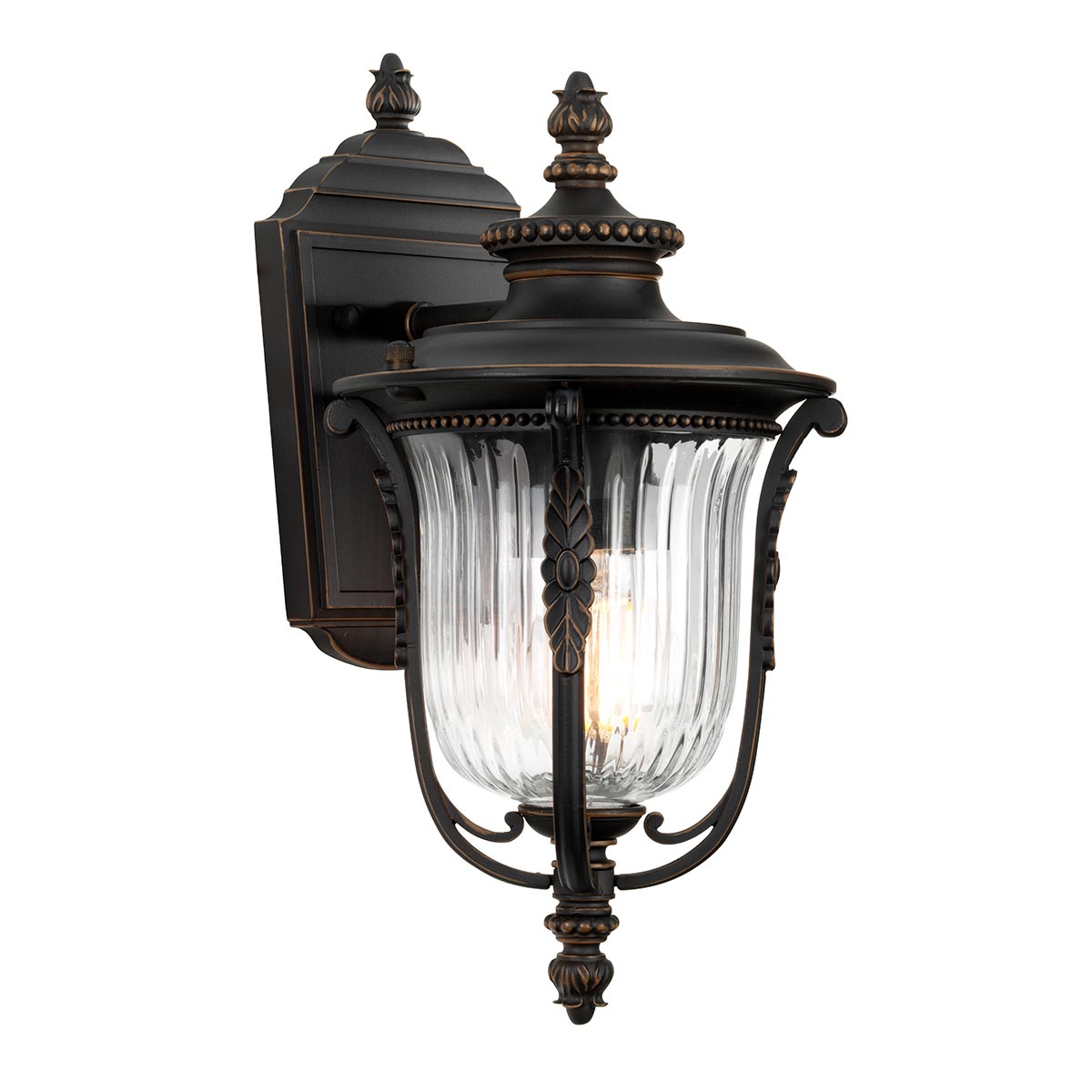 Kestrel Hollow Traditional Outdoor Wall Lantern Rubbed Bronze