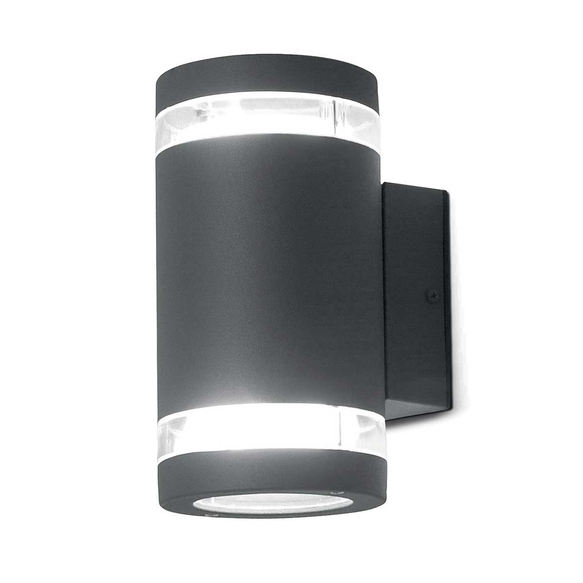 Kettering Cylindrical Outdoor Wall Light Graphite