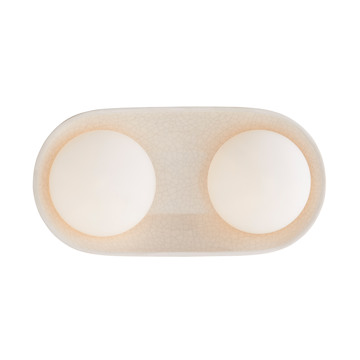 Kilnstone Retro Modern Ceramic Wall Light Ivory Crackle Glaze Kilnstone Retro Modern Ceramic Wall Light Ivory Crackle Glaze