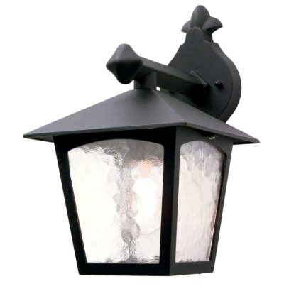 Kingscastle Traditional Outdoor Wall Lantern Black