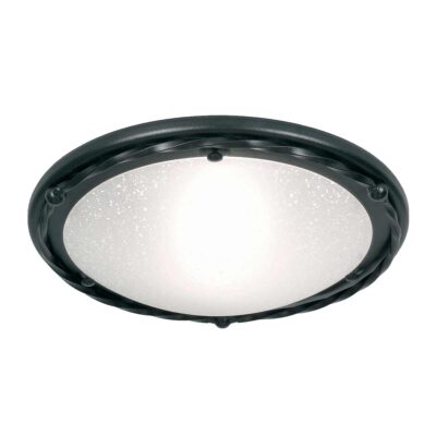 Kingscliff Hollow Country Ceiling Flush Black
