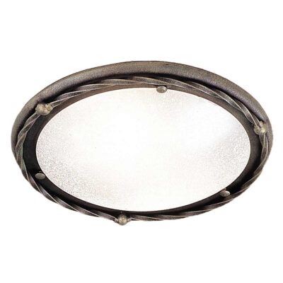 Kingscliff Hollow French Provincial Ceiling Flush Black and Gold